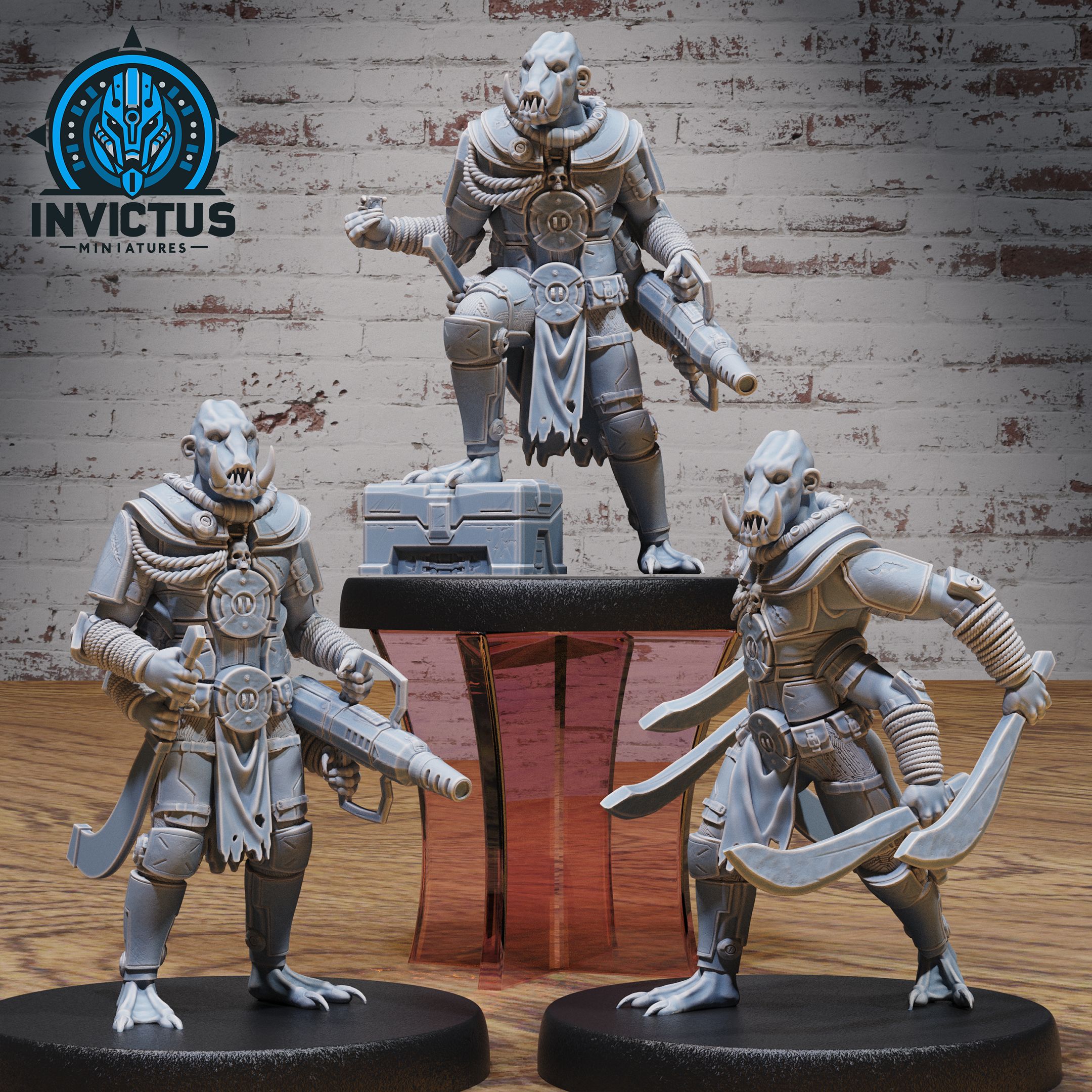 Stellar Adventurer Set / Alien Ship Warrior / Space Assassin Crew / Cosmic Bandit Creature / Invasion Headhunter / Cyberpunk Fighter / Trooper Attack Monster / Evil Settler / Sci-Fi Beast Encounter